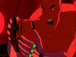 Lex Luthor 'disciplining' the Superman clone