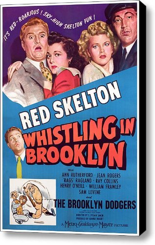 Whistling in Brooklyn (1943) starring Red Skelton, Ann Rutherford, Rags Ragland
