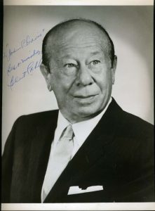 Autographed photo of Bert Lahr