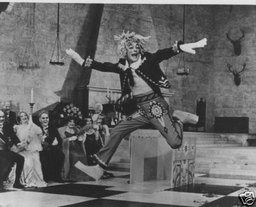 Dick Van Dyke dancing in the fantasy number in Chitty Chitty Bang Bang
