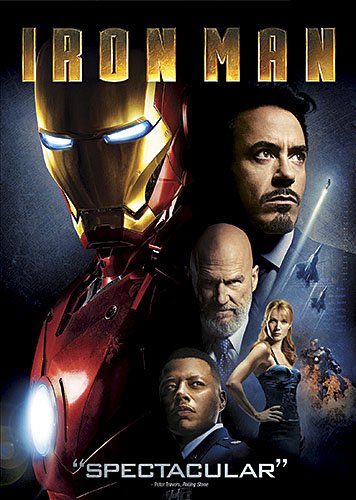 Iron Man, starring Robert Downey Jr., Jeff Bridges, Gwyneth Paltrow