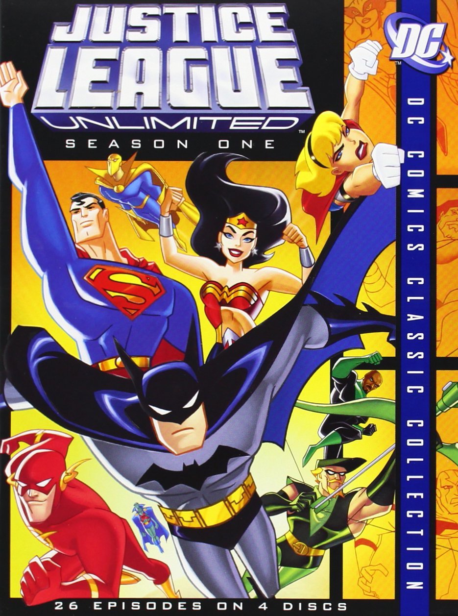Justice League Unlimited season 1 - Superman, Batman, Wonder Woman, Flash, Green Lantern, Hawkgirl, Martian Manhunter