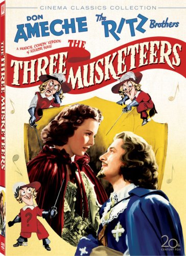The Three Musketeers (1939), starring Don Ameche and the Ritz Brothers