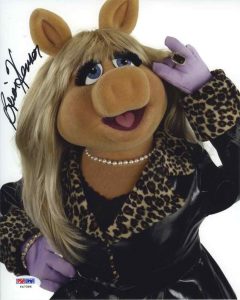 Miss Piggy autographed photo