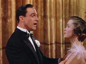 Gene Kelly and Debbie Reynolds singing You Are My Lucky Star in the movie Singing in the Rain