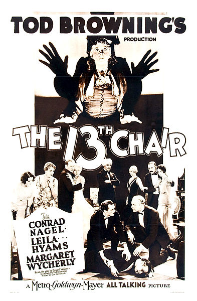 The Thirteenth Chair (1929) starring Bela Lugosi, directed by Tod Browning
