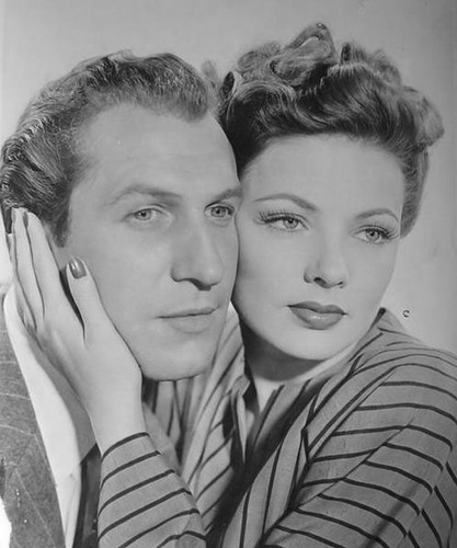 Vincent Price and Gene Tierney in Laura