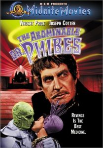 The Abominable Dr. Phibes (1971) starring Vincent Price, Joseph Cotten, Peter Jeffrey