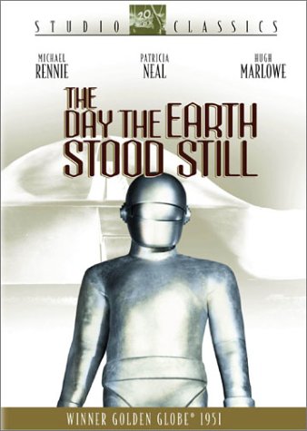 The Day the Earth Stood Still, starring Michael Rennie, Patricia Neal, Hugh Marlowe - DVD