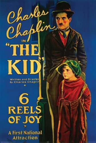 The Kid, produced & directed by Charlie Chaplin. Starring Charlie Chaplin, Edna Purviance, Jackie Coogan