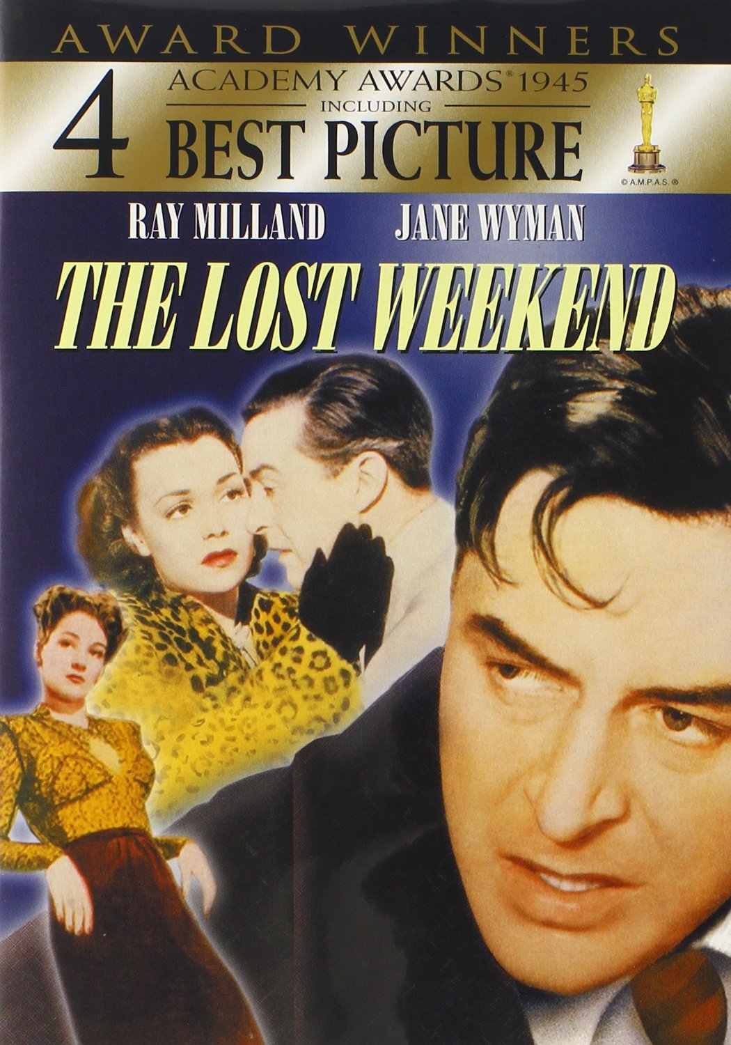 The Lost Weekend (1945) starring Ray Milland, Jane Wyman, Howard Da Silva