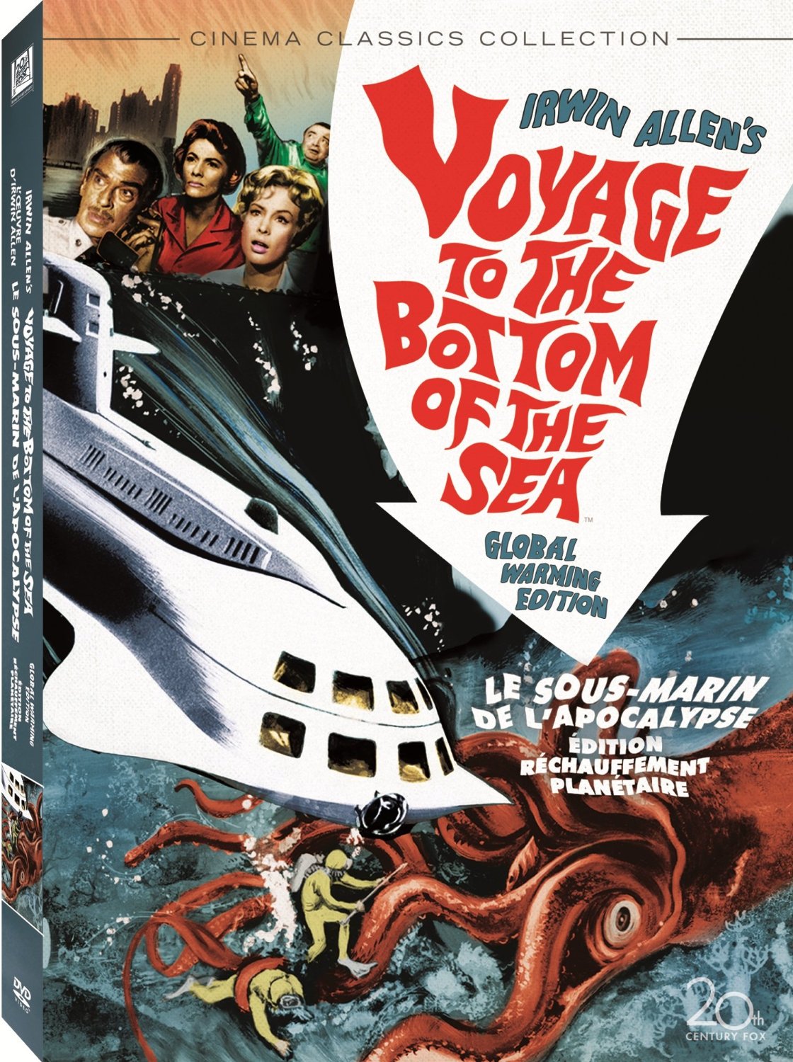 Voyage to the Bottom of the Sea, starring Walter Pidgeon, Peter Lorre, Joan Fontaine, Barbara Eden, Michael Ansarra