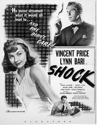 Shock, starring Vincent Price, Lynn Bari, Anabel Shaw, Frank Latimer