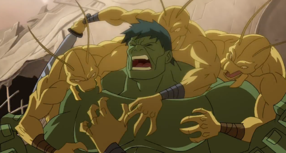 The Hulk is under attack on Planet Hulk