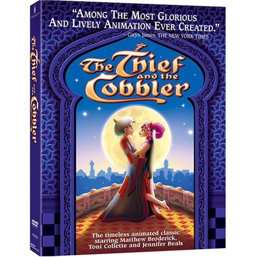 The Thief and the Cobbler, starring Vincent Price, Matthew Broderick, Jennifer Beals, Clive Revill, Jonathan Winters