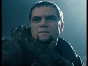 Zod, portrayed by Michael Shannon - a great hero needs a great villain, and Zod provides a great villain, thanks to an intense performance by Michael Shannon