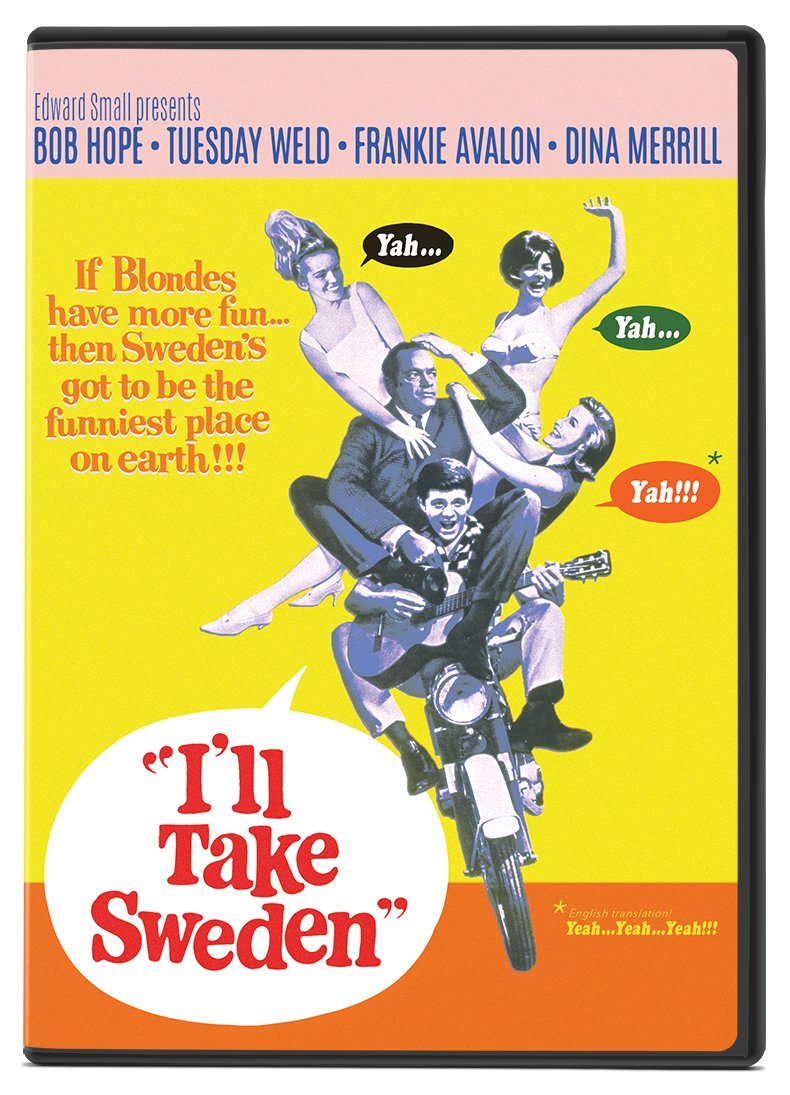 I'll Take Sweden, starring Bob Hope, Tuesday Weld, Frankie Avalon, Dina Merrill