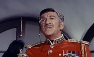 General Sir Henry Vining (Richard Haydn) - retired military man, who prevents the funding of the professor's journey