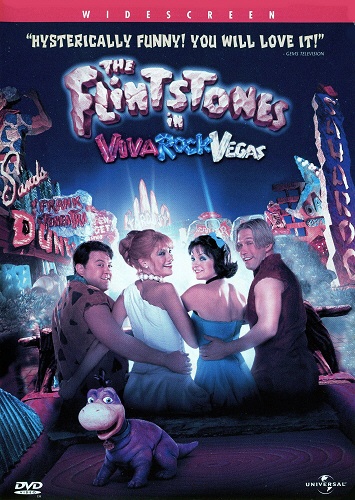 The Flintstones in Viva Rock Vegas (2000) starring  Mark Addy,  Kirsten Johnston,  Joan Collins,  Thomas Gibson,  Jane Krakowski,  Stephen Baldwin