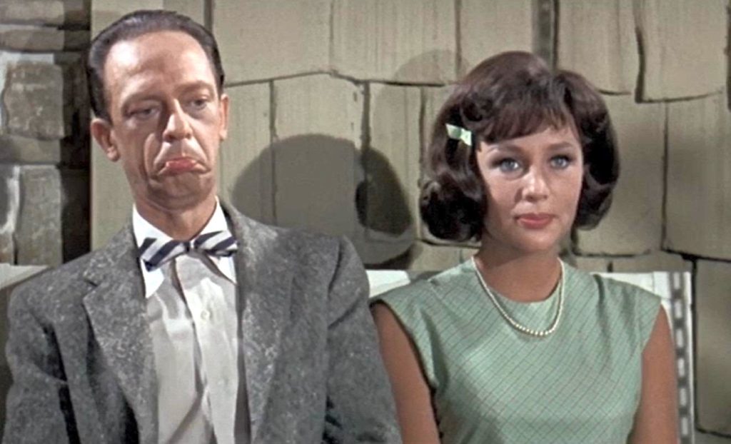 Don Knotts and Joan Staley