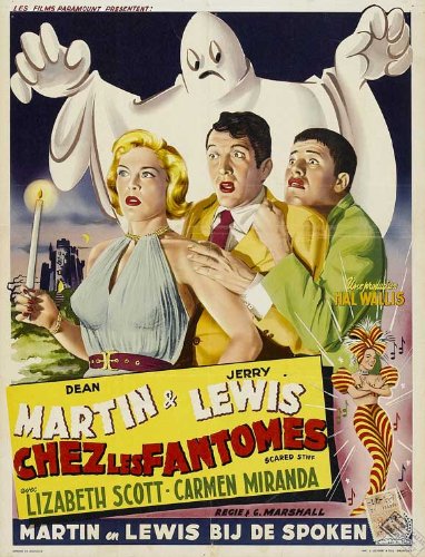 movie poster - Dean Martin and Jerry Lewis in Scared Stiff