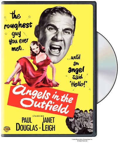 Angels in the Outfield (1951) starring Paul Douglas, Janet Leigh - The roughest guy you ever met until an angel said 'Hello'!