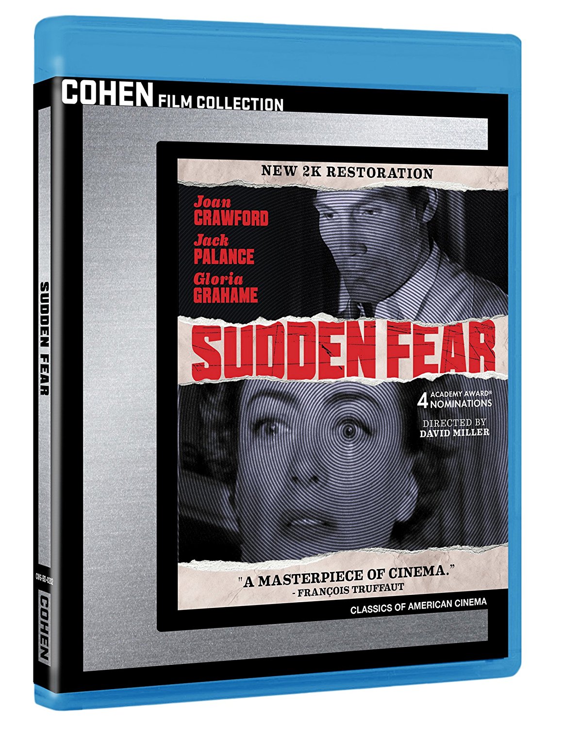 Sudden Fear, starring Joan Crawford, Jack Palance, Gloria Grahame
