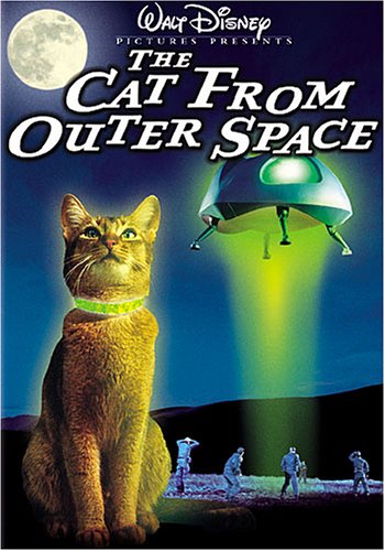 The Cat from Outer Space starring Ken Berry, Sandy Duncan, McLean Stevenson, Harry Morgan, Roddy McDowall, Jesse White, Hans Conried