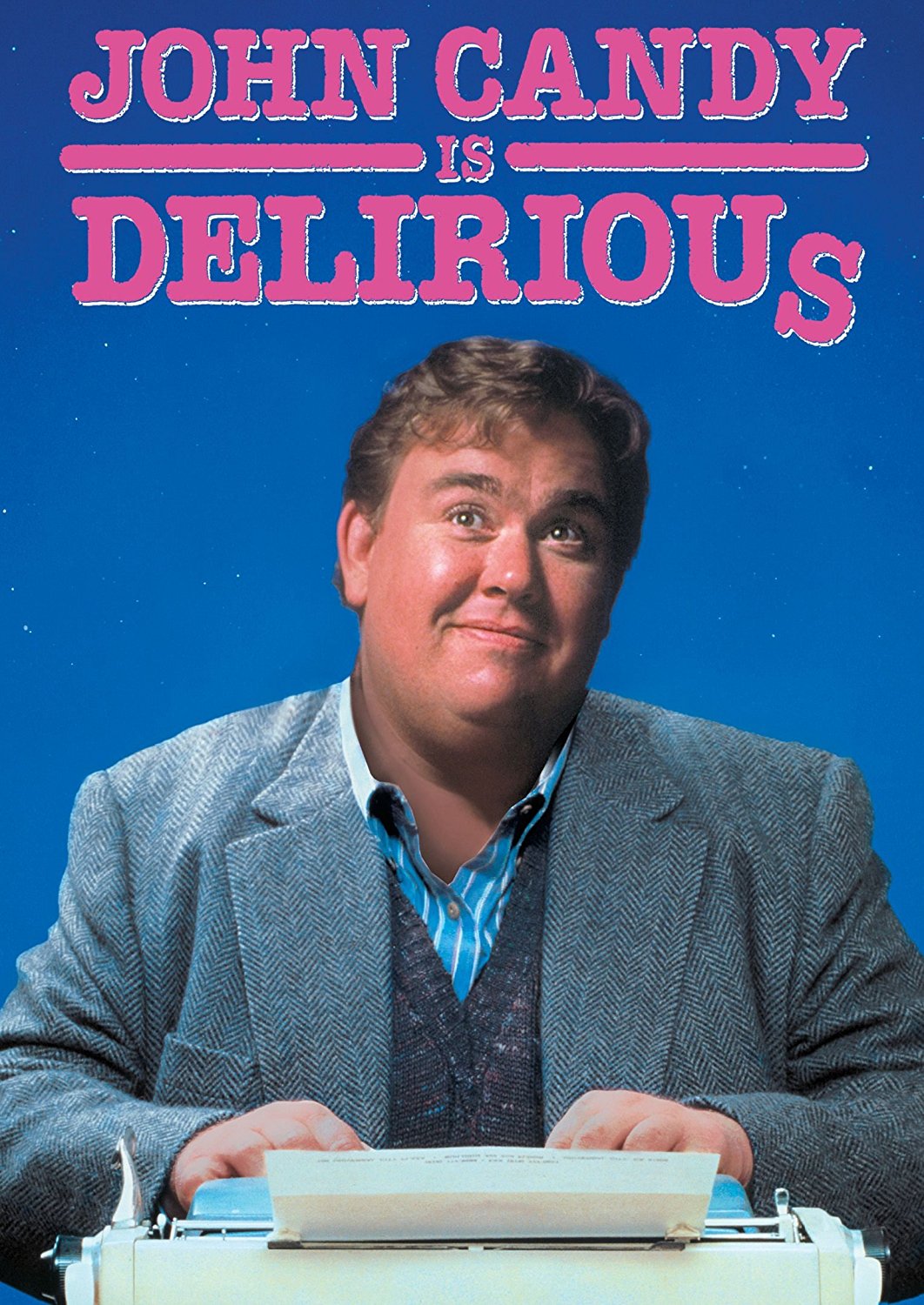 Delirious (1991) starring John Candy, Mariel Hemingway, Emma Samms, Raymond Burr, Dylan Baker