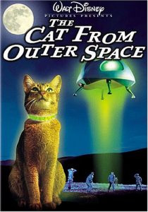 The Cat from Outer Space starring Ken Berry, Sandy Duncan, McLean Stevenson, Harry Morgan, Roddy McDowall, Jesse White, Hans Conried