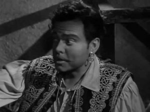 Orson Welles as the gypsy Joseph Balsamo, aka. Count Cagliostro