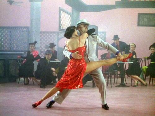 Cyd Charisse and Fred Astaire dancing in The Band Wagon