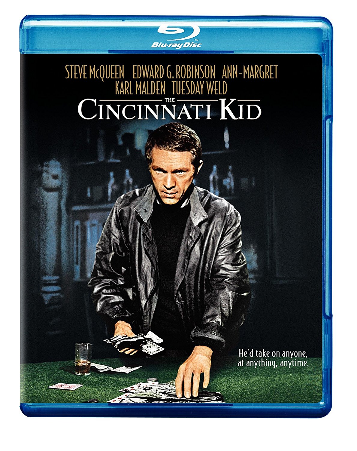 The Cincinnati Kid, starring Paul Newman, Edward G. Robinson, Ann-Margaret, Karl Malden, Rip Torn, Joan Blondell - He'd take on anyone, at anything, anytime