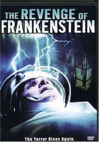 The Revenge of Frankenstein (1958) starring Peter Cushing, Francis Matthews, Michael Gwynn