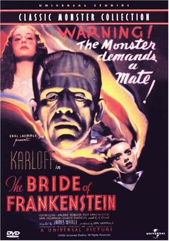 Bride of Frankenstein (1935) starring Boris Karloff, Elsa Lanchester, Colin Clive