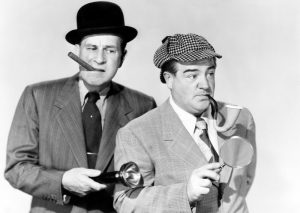 Bud Abbott and Lou Costello in Abbott an Costello Meet the Invisible Man