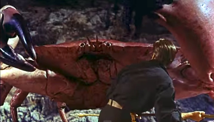 Giant crab from the Mysterious Island