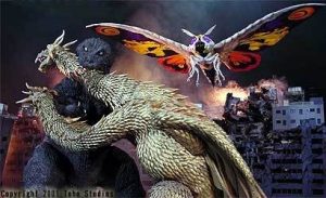Godzilla, Mothra, King Ghidorah battle in Giant Monsters All-Out Attack