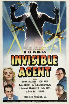 Invisible Agent (1942) starring John Hall, Ilona Massey, Peter Lorre, Cedric Hardwicke, J. Edward Bromberg, Albert Bassermann