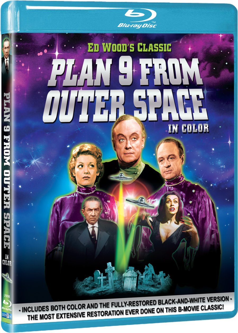 Plan 9 from Outer Space (1959) starring Bela Lugosi, Tor Johnson, Vampira, directed by Ed Wood