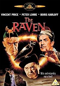 The Raven (1963) starring Vincent Price, Boris Karloff, Peter Lorre, Jack Nicholson, Hazel Court