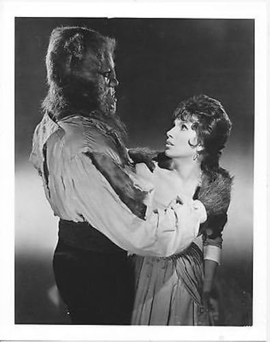 Publicity photo of werewolf and mother in Curse of the Werewolf