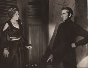 Jean Thatcher (Irene Ware) and Dr. Vollin (Bela Lugosi) in The Raven