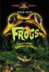 Frogs (1972) starring Ray Milland, Sam Elliot, Joan Van Ark