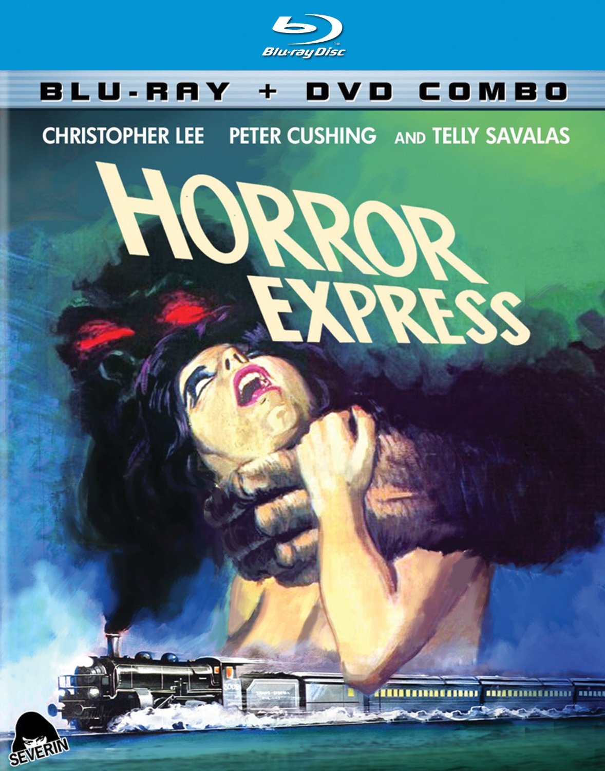 Horror Express, starring Peter Cushing, Christopher Lee, Telly Savalas