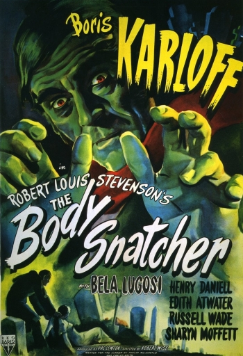 The Body Snatcher - Boris Karloff, Bela Lugosi - movie poster