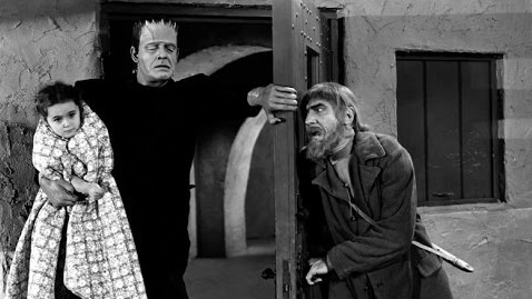 Cloestine, Frankenstein's monster, and Ygor