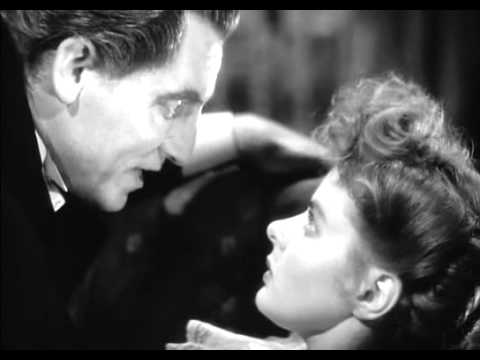 Mr. Hyde (Spencer Tracy) threatens Ivy (Ingrid Bergman) in Dr Jekyll and Mr. Hyde