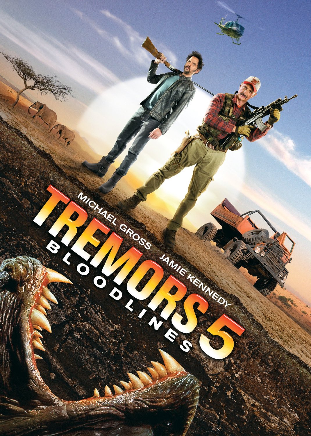 Tremors 5 Bloodlines (2015) starring Michael Gross, Jamie Kennedy