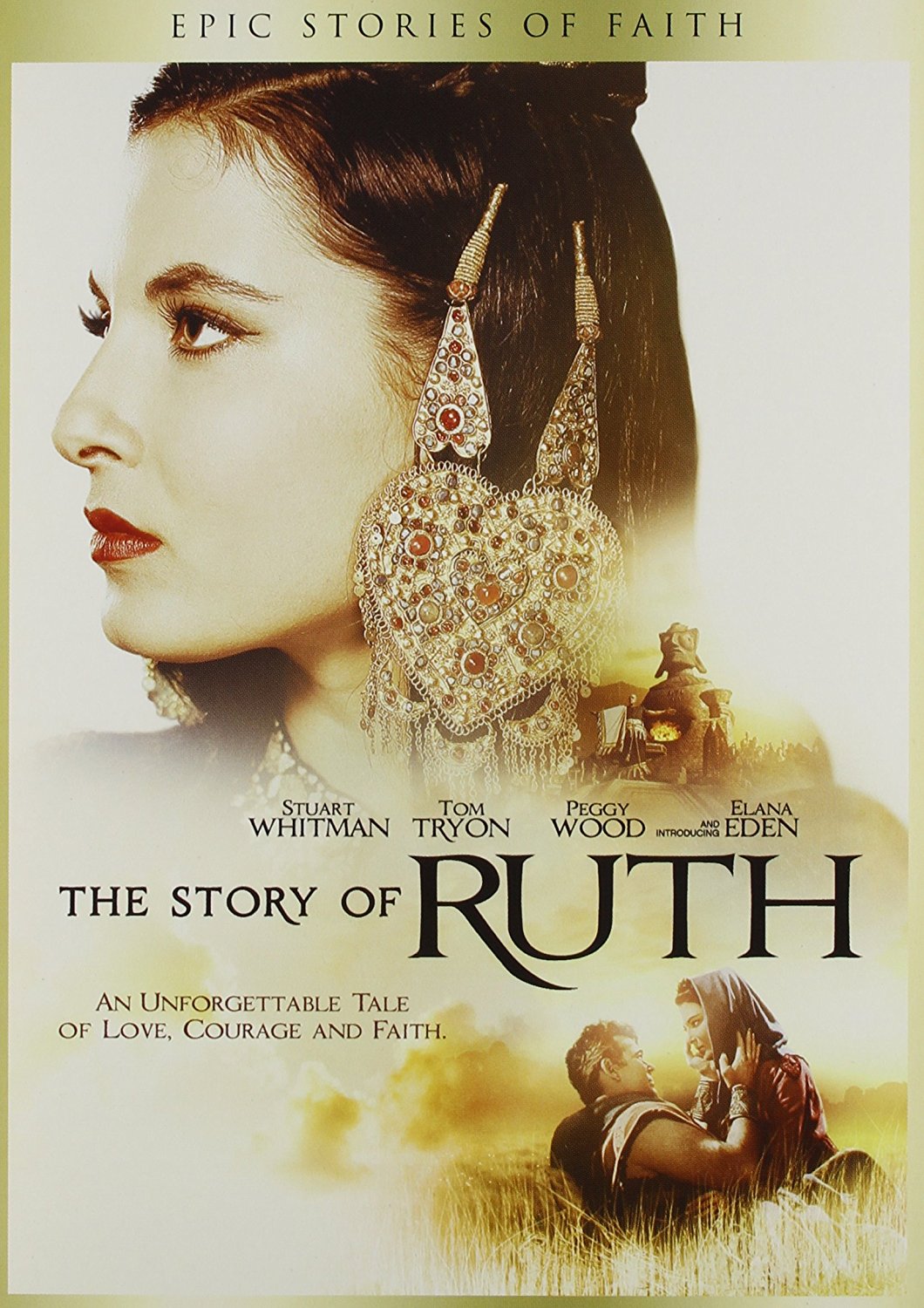 The Story of Ruth (1960) starring Elena Eden, Peggy Wood, Viveca Lindfors, Tom Tryon, Stuart Whitman